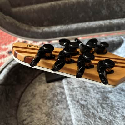 Mayones Regius 7 Spalted Maple 4a Trans Natural Satin 2018 - Trans Natural Satin image 10
