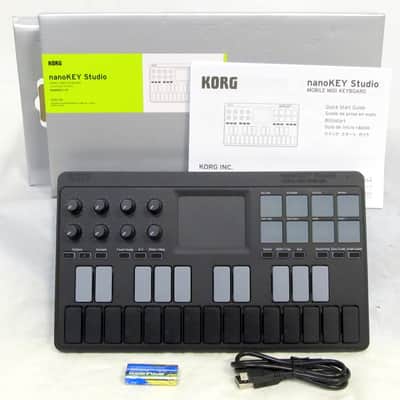 Mint Korg nanoKEY Studio Mobile MIDI Controller Keyboard Mint in Box image 11