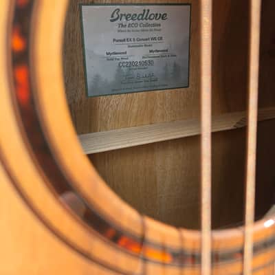 Breedlove Pursuit EX S Concert/White Sand image 3