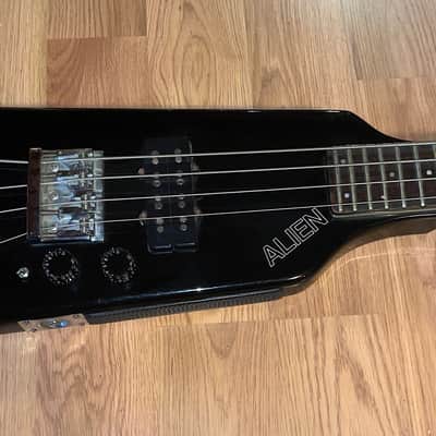Vintage Hondo Alien / Kramer Duke Headless Bass Guitar w/ Case! Aluminum Neck! image 2