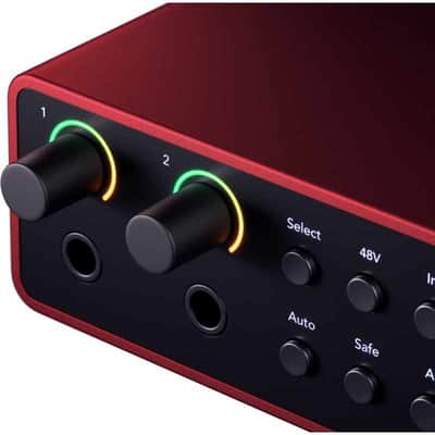 FOCUSRITE SCARLETT4-2I2 Scarlett G4 - Scarlett 2I2 4th Gen - 2 in / 2 out - USB-C image 7