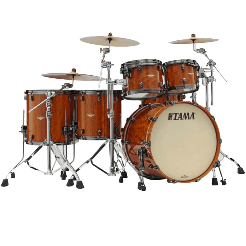Tama Starclassic Bubinga 5-Piece Shell Pack - Gloss African Cherry image 1