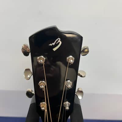 Used Breedlove Atlas Revival Series D/SMe BLK Acoustic Electric Guitar with Original Hardshell Case Made in Korea Black image 4