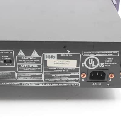 HHB BurnIT Plus CDR-830 Professional CD Recorder Rackmount image 6