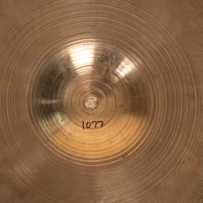 Vintage Zildjian 15" Transition Stamp Sizzle Hi Hat Cymbals 900g 1077g image 11
