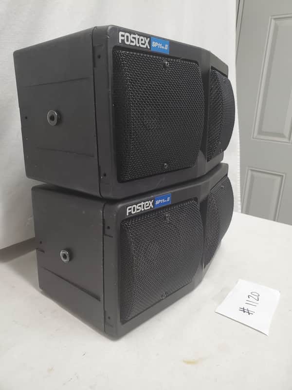 Fostex SP11 MK2 200 Watt 8Ohm Passive Speakers #1120 Sold Together