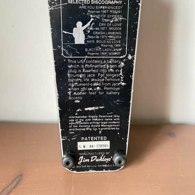Dunlop JH-1 Jimi Hendrix Signature Wah 1993 image 4
