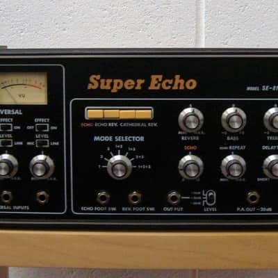 Evans SE-810 Super Echo Tape Delay Echo Reverb Unit 1978 Black / Chrome image 4