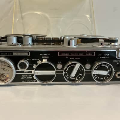 Vintage 1960 Nagra III Reel-to-Reel Tape Machine Analog Recorder Kudelski Field Recorder Tape Loops Swiss w/ Accessories image 6
