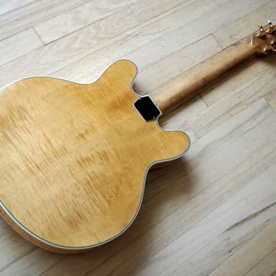 1971 Ovation Thunderhead Storm Series Vintage Hollowbody Electric Guitar Blonde image 15