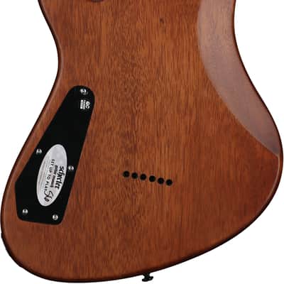 Schecter Avenger Exotic Electric Guitar, Spalted Maple image 6