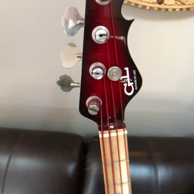 G&L 1500 2001 Red Burst-Curley Maple Bound Top. Matching Headstock. image 4