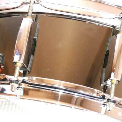 PEARL CS1450 Chad Smith Signature 14hx5h Steel Snare Drum (08/03) image 2