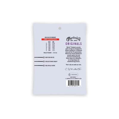 Martin M140 Acoustic 80/20 Bronze Guitar Strings - Light .012-.054 image 2
