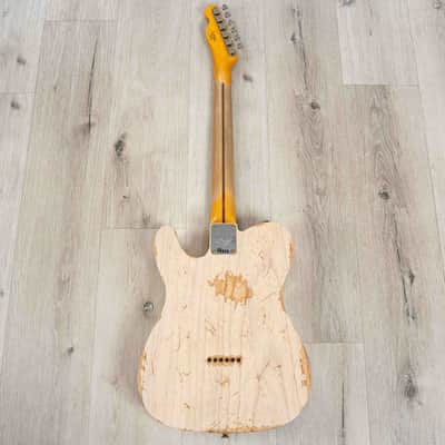 Mint Fender Custom Shop S23 Limited Edition 1950 Double Esquire Heavy Relic Guitar, Aged White Blonde image 7