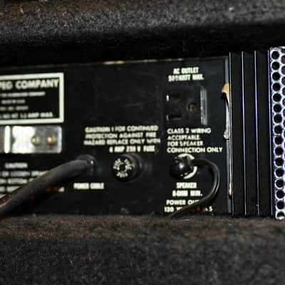Vintage Ampeg B410 4x10 Combo 1973 black fuzzy NJ factory image 9