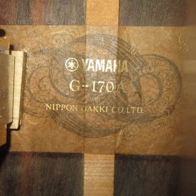 ~1971 Yamaha G-170 Acoustic / Electric Classical Natural image 7