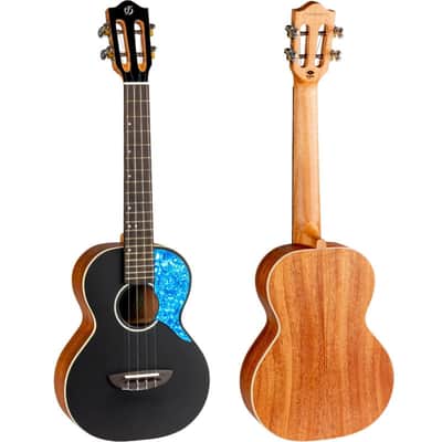 Flight IRIS TENOR BK Princess Series Solid Spruce Top Okoume Neck 4-String Tenor Ukulele w/Padded Gig Bag image 2
