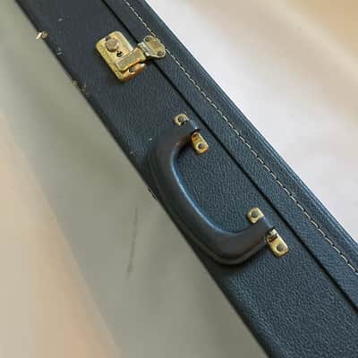 1980's Kramer USA Violin Teardrop Black Tolex Hardshell Electric Guitar Case image 16