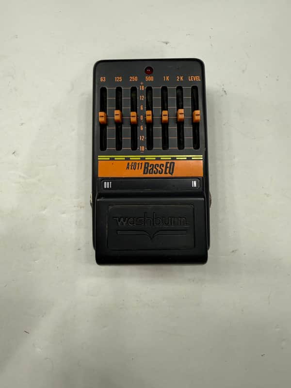 Washburn A-EQ11 Bass EQ 6-Band Equalizer Vintage Guitar Effect Pedal MIJ Japan image 1