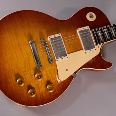Gibson 59 Les Paul standard Murphy lighting aged 2020 - Reissue Cherry Tea Burst image 7
