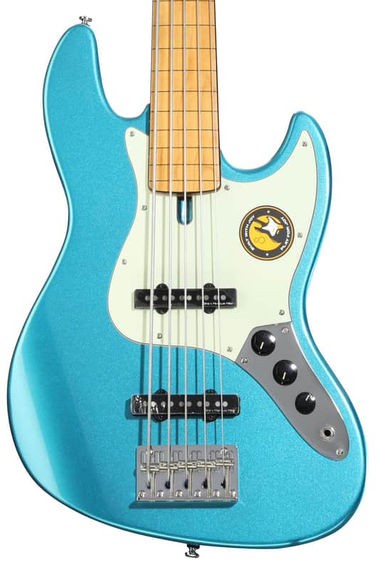Sire Marcus Miller V5 5-string Fretless Electric Bass Guitar - Tide Pool image 1