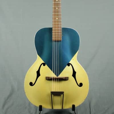 Silvertone Acoustic Harmony Made Two Tone Diamond guitar Rockabilly ! image 1