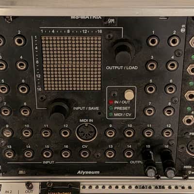 Alyseum MS-Matrix 16 CH Matrix Signal Router Eurorack module w/ box