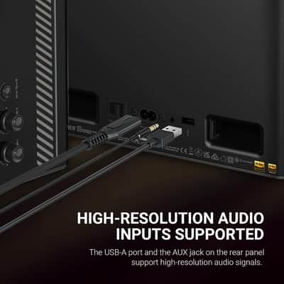 Edifier QD35 Tabletop Bluetooth Speakers, Splendid Light Effects, Black image 3