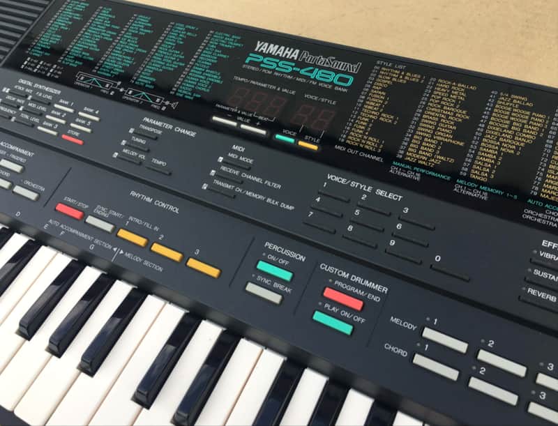 Yamaha PSS-480 Music Station FM Synthesizer Keyboard In Open Box