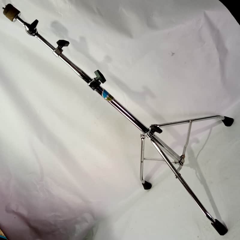 Ludwig Hercules Straight Crash/Ride Cymbal Stand Tube-Leg Tripod Vintage 70s USA image 1