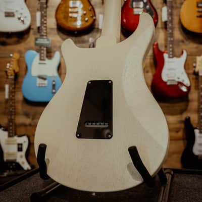 PRS S2 Standard 22 Satin Electric Guitar, Antique White w/Gigbag image 6