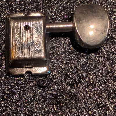 (#T459) Grover Deluxe, Kluson Style Tuner, Fender Style Six in Line, Nickel. image 1