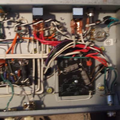 Fender Vibro King blonde oxblood 2001 hand wired Point to point guitar amplifier amp ZCD image 13