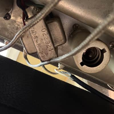 1968 Fender Deluxe Reverb Drip Edge Guitar Amp Silverface image 14