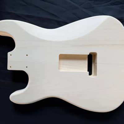 BMC Guitar Body Strat® Stratocaster® Unfinished Spalted Top With Binding Standard  SSS Route  [ST100] image 2