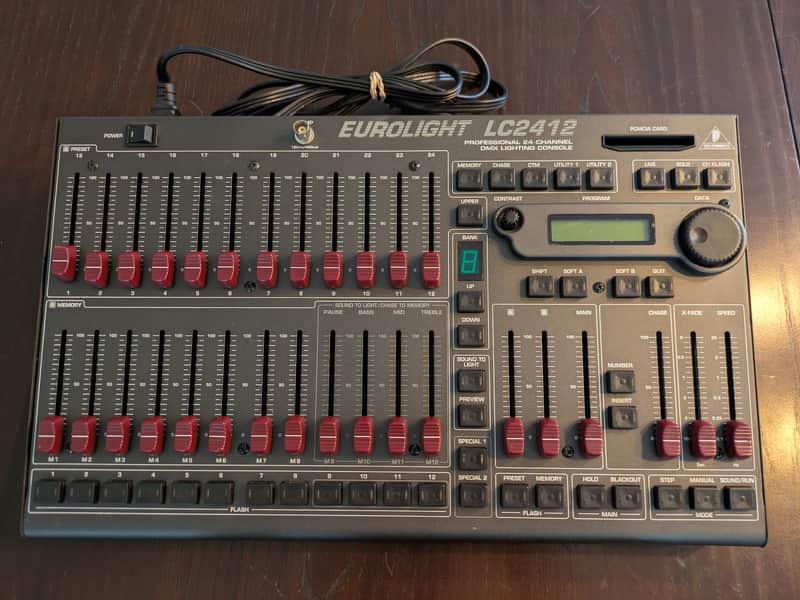 Behringer Eurolight LC2412 24-Channel DMX Lighting Console 2010s - Standard image 1