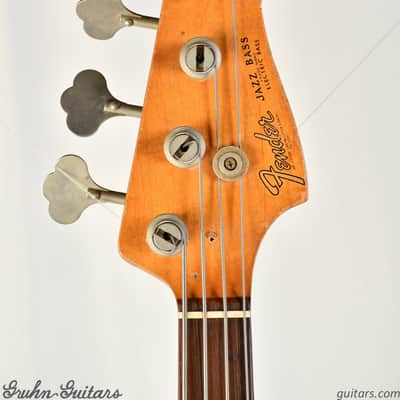 Fender Jazz Bass 1965 - Burgundy Mist image 7