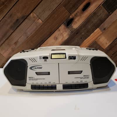 Califone 2395AV-02 Music Maker Plus Dual Cassette Recorder with CD AM/FM, 6 Watts RMS image 1