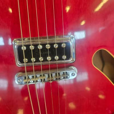 MEMORIAL DAY SALE: 15% OFF!!! Gretsch Historic Pre-Fender Gretsch G3150 Historic Series Streamliner Hollowbody — Peerless Korea — TV Jones Classic Plus & Magna'Tron — Hardshell Case Series Stream Liner Late 90s - early 2000s - Transparent Cherry image 4