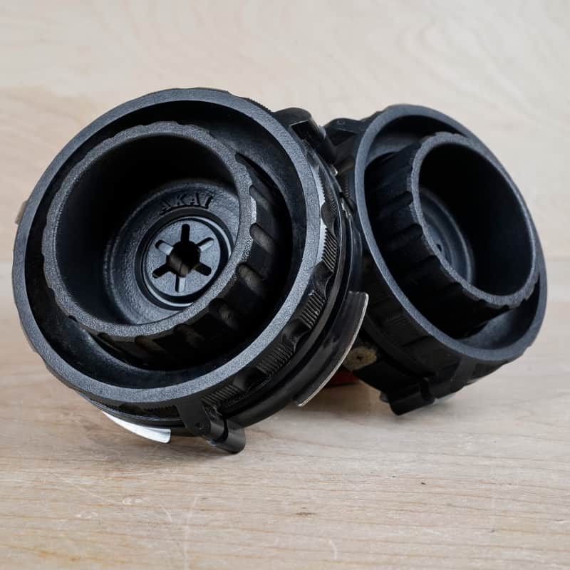 Akai Reel-To-Reel NAB 1/4" Reel-To-Reel Adapter for 10-Inch Reels Pair Set of 2 image 1