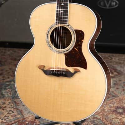 Taylor Legacy 815e Deep Body Jumbo Acoustic/Electric Guitar - Natural with Hardshell Case - Prototype image 3