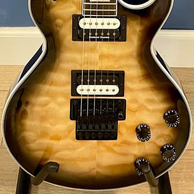 Dean Dean Thoroughbred Select Floyd Quilted Maple 2021 - Natural Black Burst image 1