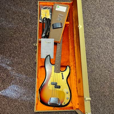 Fender Custom Shop Limited Edition '59 Precision Bass Relic Sunburst w/ OHSC image 9