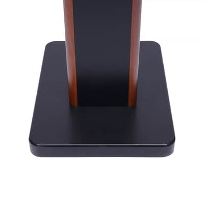 35.4-Inch Bookshelf Speaker Stands for Music Studios | Surround Sound Home Theater with Cable Management & Anti-Vibration Design image 6