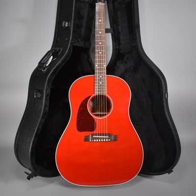 2025 Gibson J-45 Standard Left-Handed Acoustic-Electric | Cherry Finish W/OHSC image 1