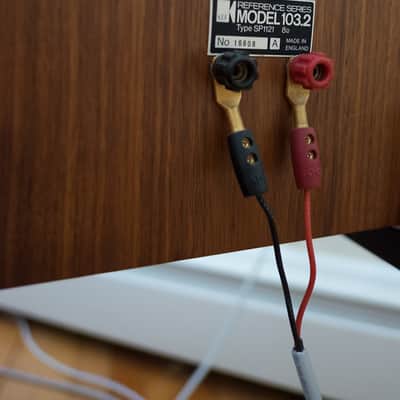 Kef Reference 103.2 Speakers with stands - Cherry image 15