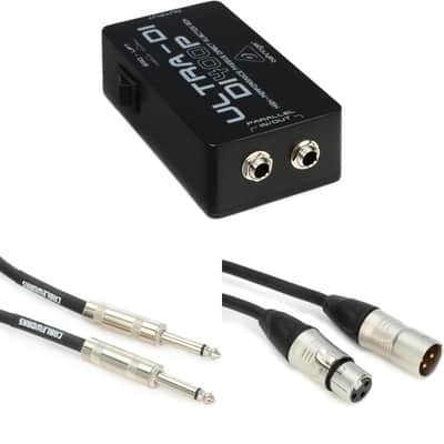 Behringer Ultra-DI DI400P 1-channel Passive Instrument Direct Box with Cables