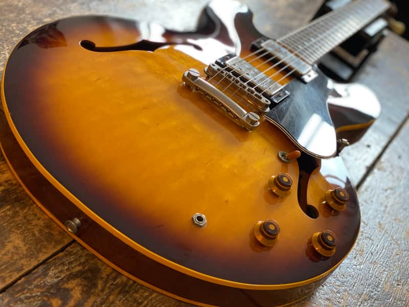 Greco Very Rare Vintage SA-1200 Super Real Tobacco Sunburst w/ Orig. Dry Z  pickups MIJ Japan