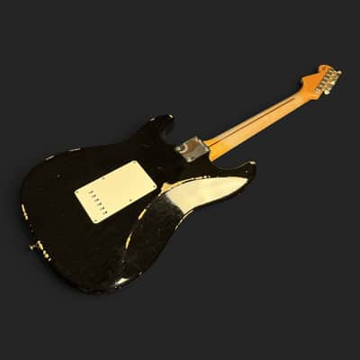 Fender Custom Shop '57 Stratocaster Relic - Time Machine - HW Pickups - 3,37kg 2014 - Black - VIDEO image 6